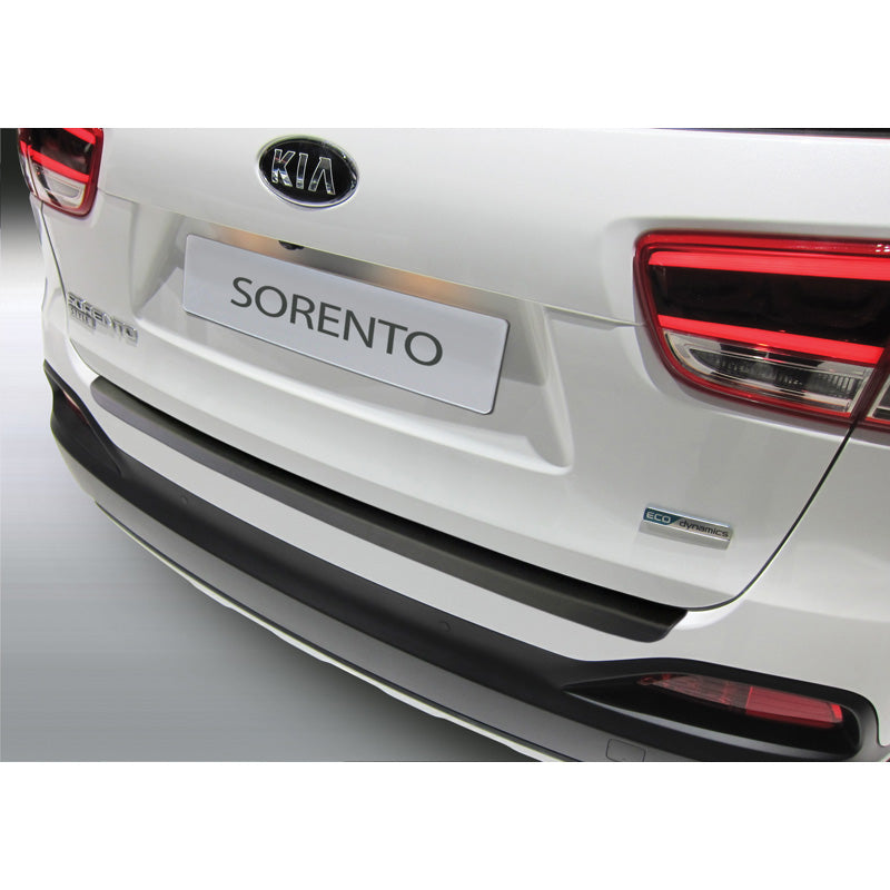 RGM, Rear bumper protector, ABS plastic, Fits Kia Sorento III (UM) 1/2015-9/2017 Black