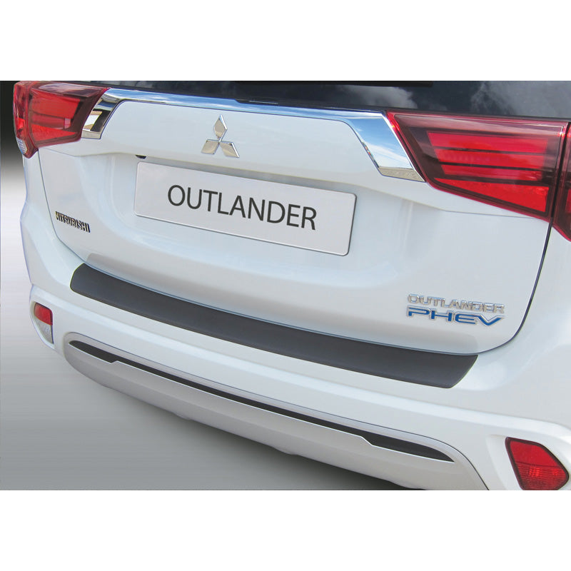 RGM, Ochraniacz tylnego zderzaka, tworzywo ABS, pasuje do Mitsubishi Outlander PHEV 2015- Black