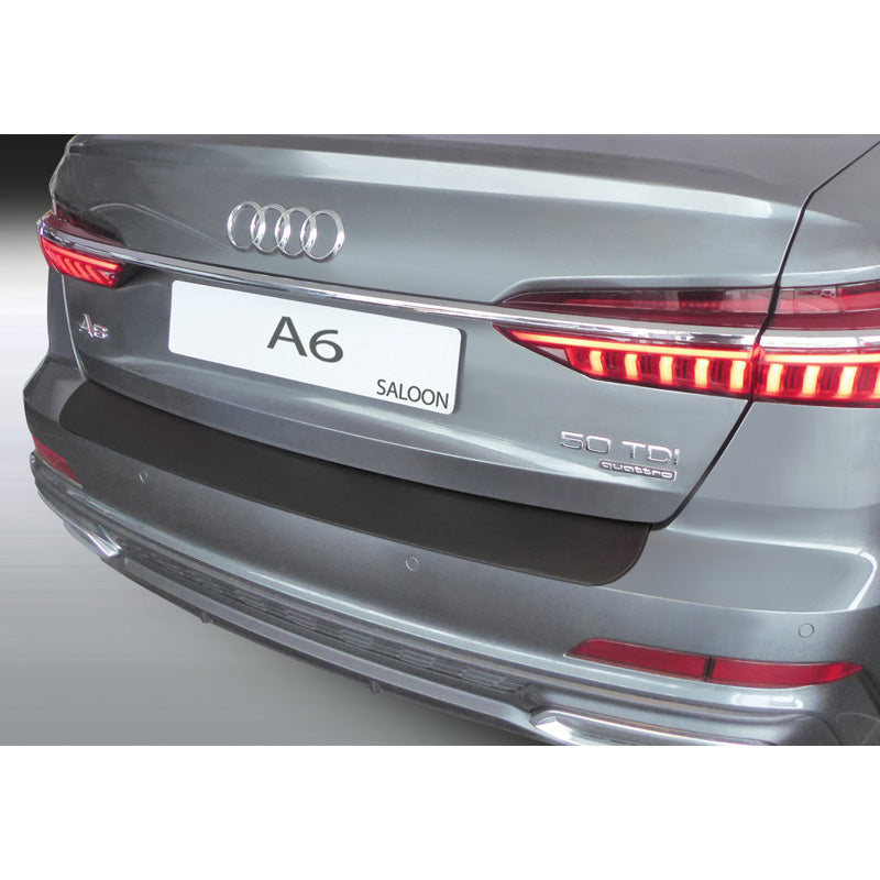RGM, Protezione paraurti posteriore, plastica ABS, adatto a Audi A6 (C8) Sedan 06/2018- Nero