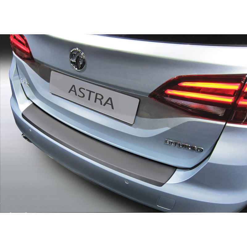 RGM, Rear bumper protector, ABS plastic, fits Opel Astra K Sportstourer 12/2015-09/2021 Black