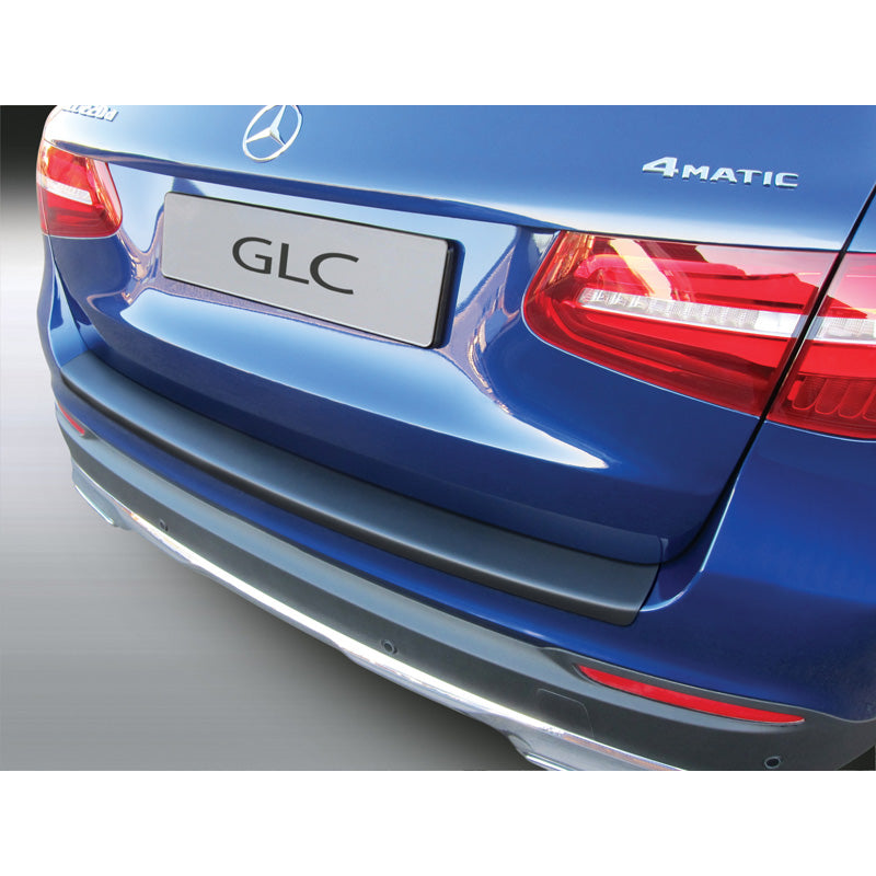 RGM, Rear bumper protector, ABS plastic, fits Mercedes GLC 4x4 SE/Sport/AMG 2016-2019 Black