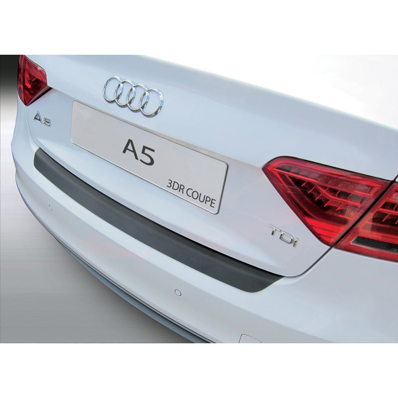 RGM, protection de pare-chocs arrière, plastique ABS, compatible avec Audi A5 Coupe 9/2011-7/2016 Noir