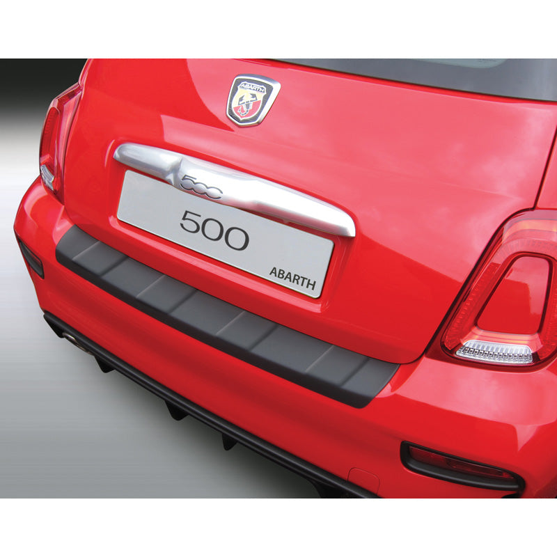RGM, Bagkofangerbeskytter, ABS, Sort 'Ribbede', Passer til Fiat 500/500C Abarth 2016-