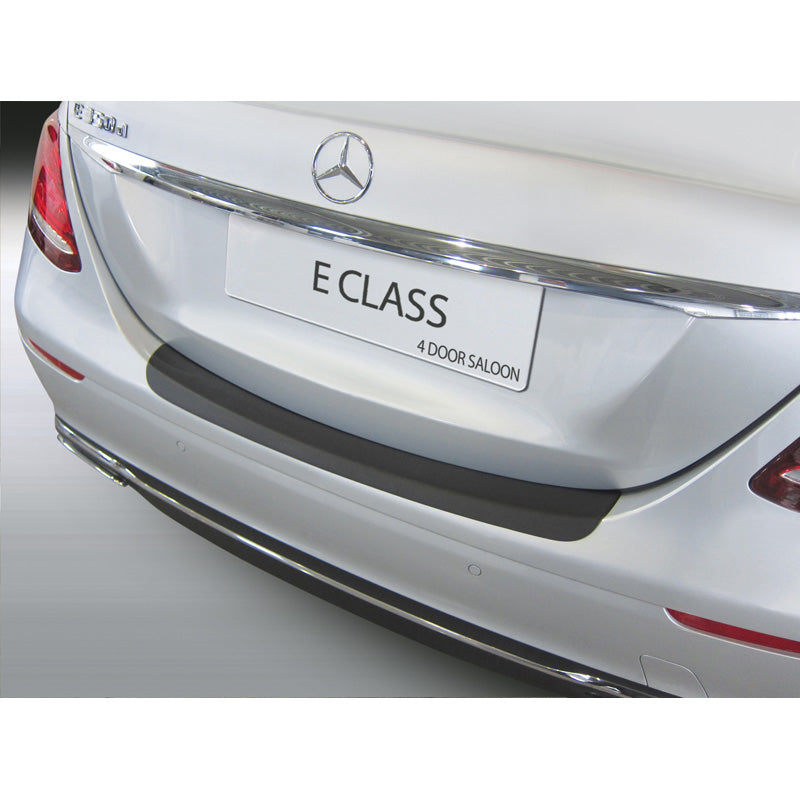 RGM, Ochraniacz tylnego zderzaka, plastik ABS, pasuje do Mercedes E-Class W213 Sedan 2016-2020 Czarny