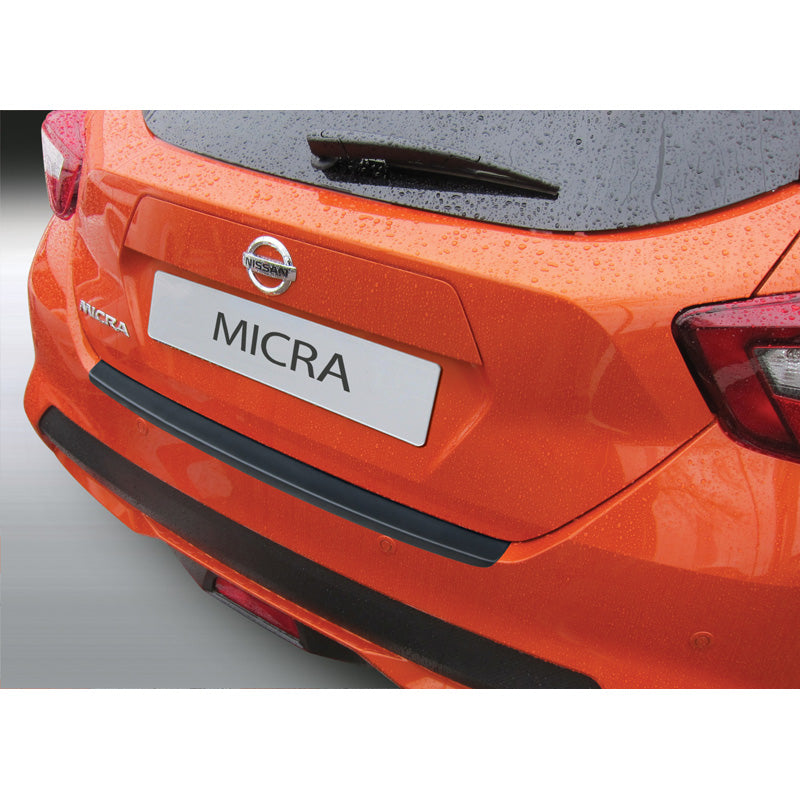 RGM, Ochraniacz tylnego zderzaka, plastik ABS, pasuje do Nissan Micra K14 2017- czarny