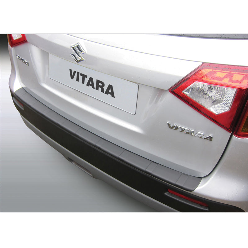 RGM, Achterbumperbeschermer, ABS kunststof, past op Suzuki Vitara 2015- 'Geribbeld' Zwart