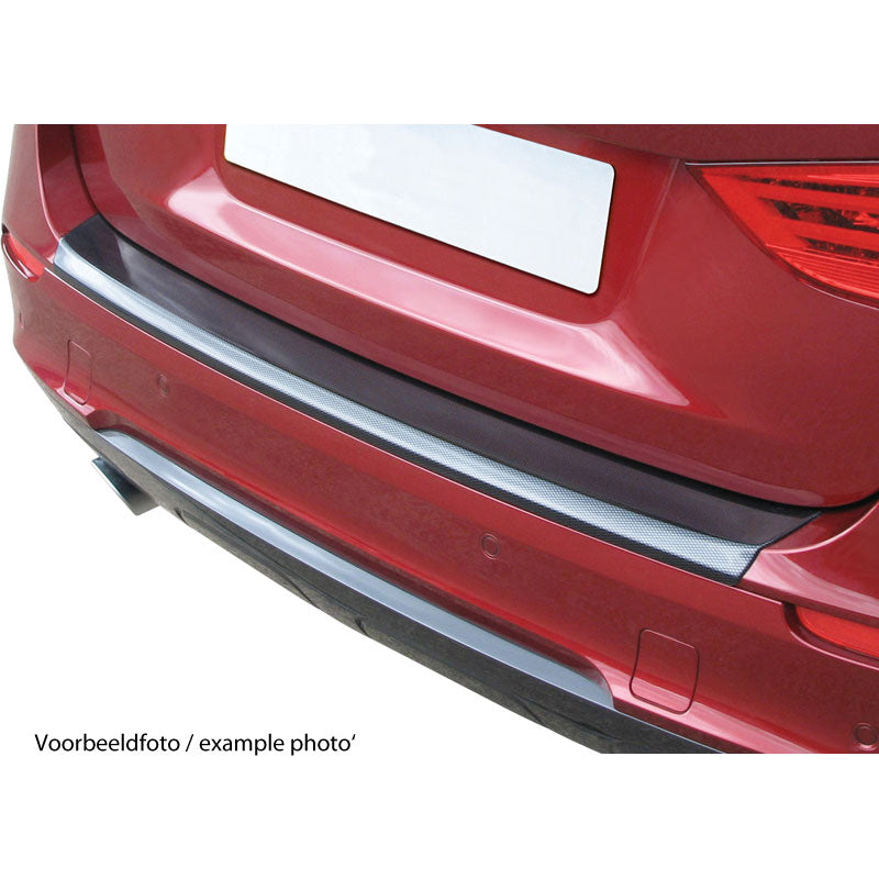 RGM, Protection de pare-chocs arrière, plastique ABS, convient à Fiat 500X 2/2015- Aspect carbone 'Nervuré'