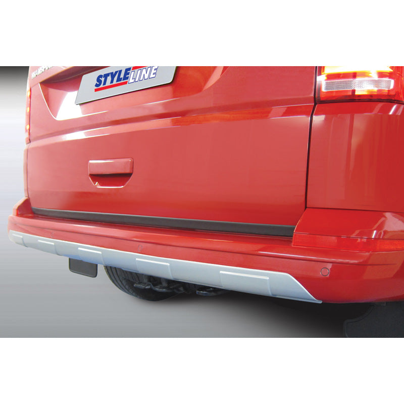 RGM, grembiule paraurti posteriore 'Skid-Plate', adatto a Volkswagen Transporter T6 2015-2020 & T6.1 2020- (con portellone posteriore) argento