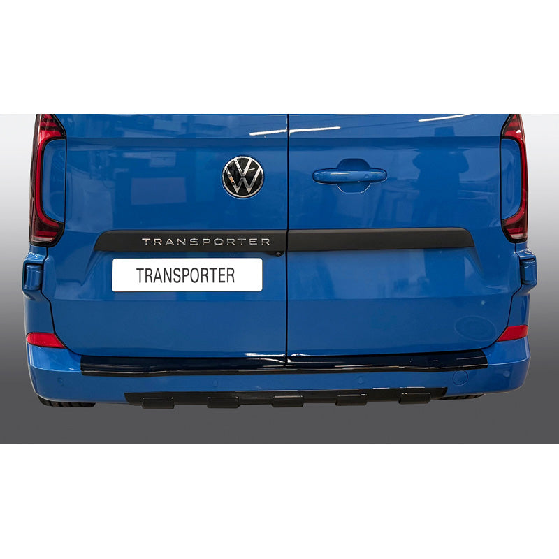 RGM, spoiler inferiore posteriore, plastica ABS, adatto a Ford Transit Custom / Tourneo Custom (V710) 2023- e Volkswagen Transporter T7 (2024-), nero lucido