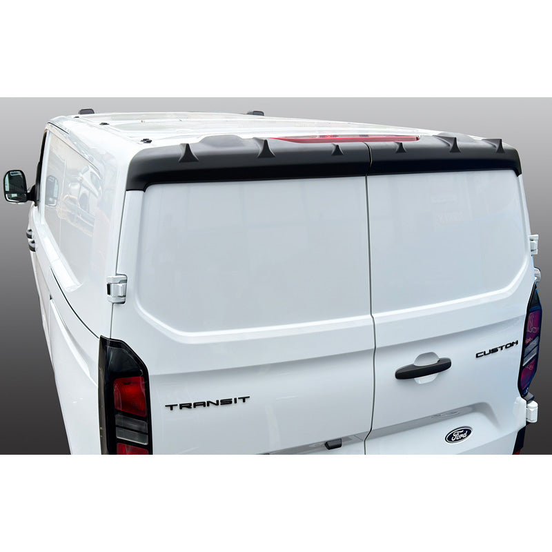RGM, Spoiler da tetto, ABS nero, Adatto a Ford Transit Custom / Tourneo Custom (V710) 2023- & Volkswagen Transporter T7 2024- (modelli con portiere posteriori)