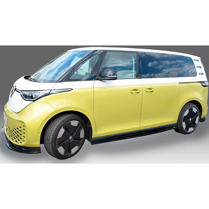 RGM, sada bočních prahů, pro Volkswagen ID. Buzz a ID. Buzz Cargo 2022- - lesklá černá (ABS)