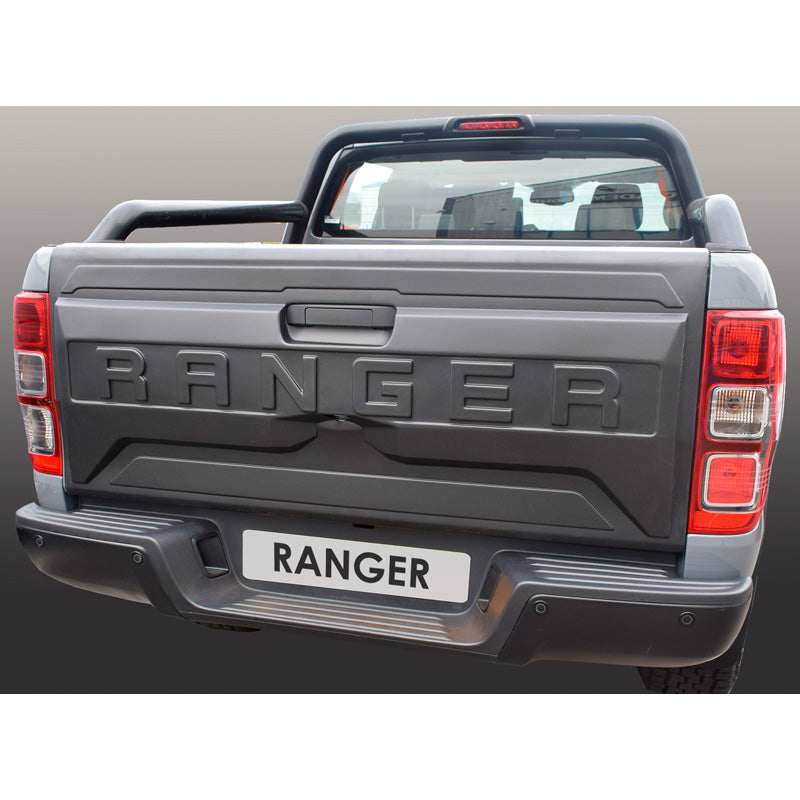 RGM, Copertura portellone in ABS, adatto a Ford Ranger 2015-2022 - Nero