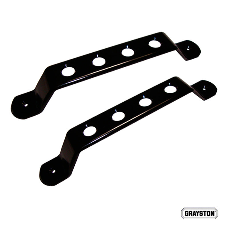 Grayston, Juego de manijas universales Racing para puerta - aluminio negro
