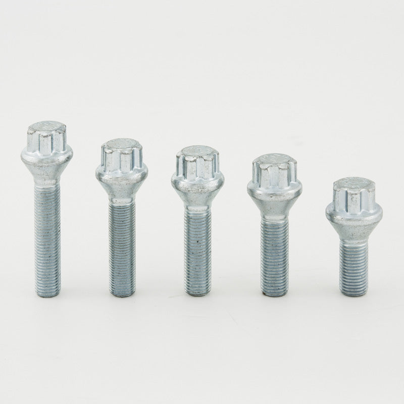 TPI, bullone ruota lungo - M12x1.5mm - cono tondo - 55mm
