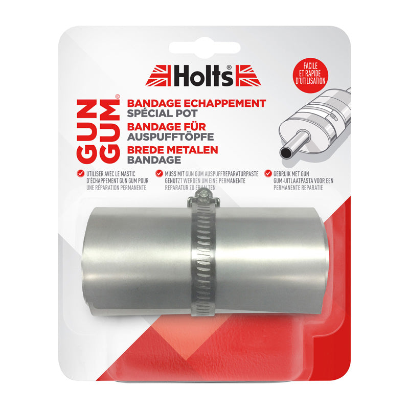 Holts, banda de acero para reparación de silenciador - Flexiwrap