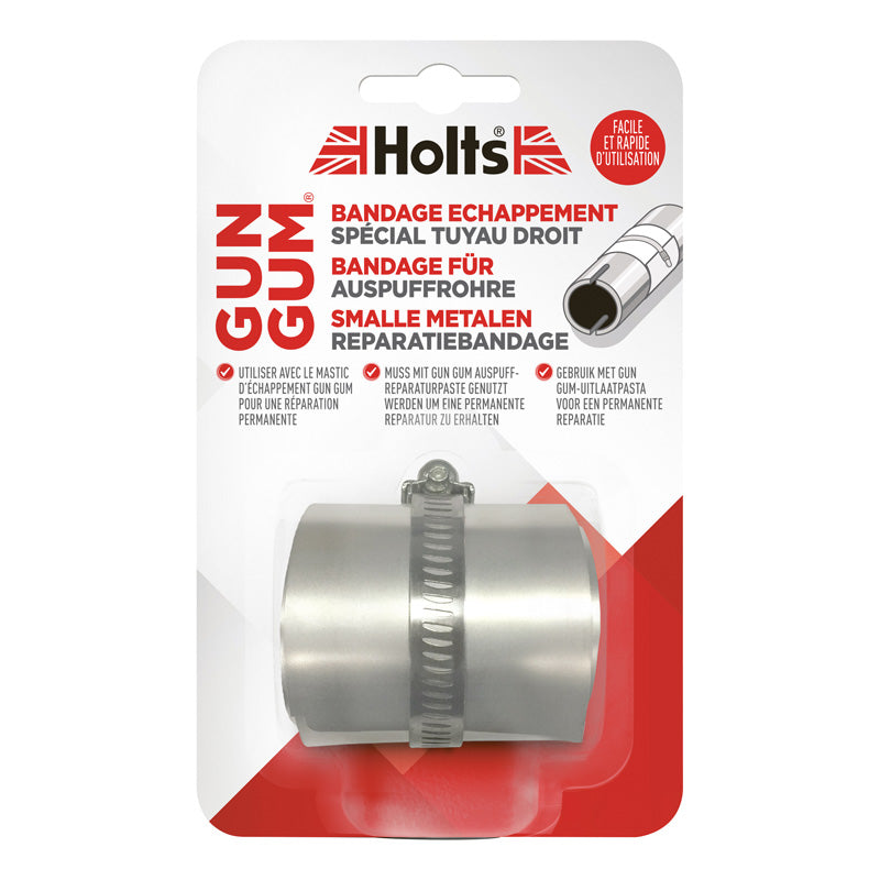 Holts, Vendaje de acero para tubo de escape - Reparaciones duraderas sin desmontaje