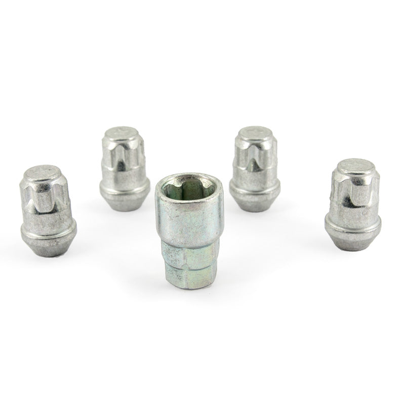 H&R, Juego de antirrobos para ruedas M12x1.25 cónico - 4 tuercas antirrobo incl. adaptador