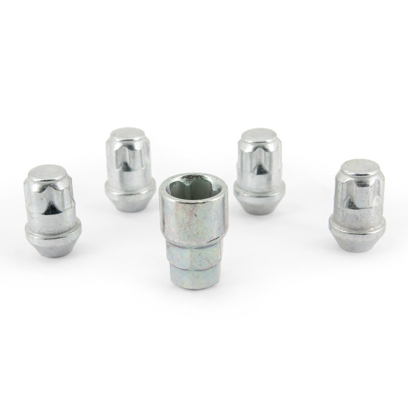 H&R, Juego de antirrobos para ruedas M12x1.50 cónico - 4 tuercas antirrobo incl. adaptador