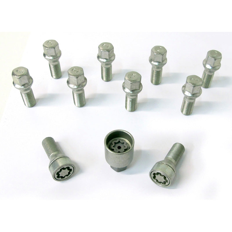 H&R, wielboutset met conische kop M14x1.25 - lengte 31mm - 10 stuks - incl. wielsloten