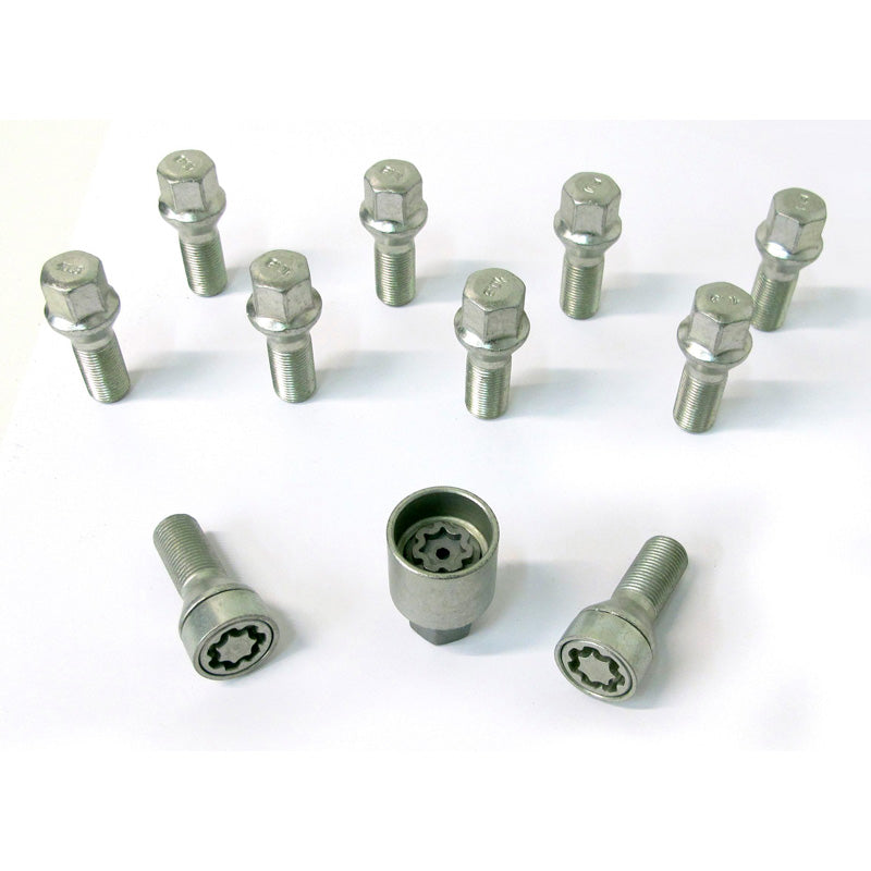 H&R, Wielboutset kegelzitting M14x1.25 - lengte 43mm - 10 st. - incl. wielsloten