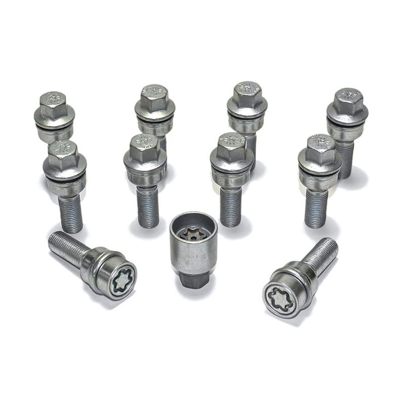 H&R, Wielboutset met bolkop met beweegbare conus R14 M14x1.50 - lengte 42mm - 10 st. (bijv. geschikt voor Audi Q3, Q5) - incl. wielsloten