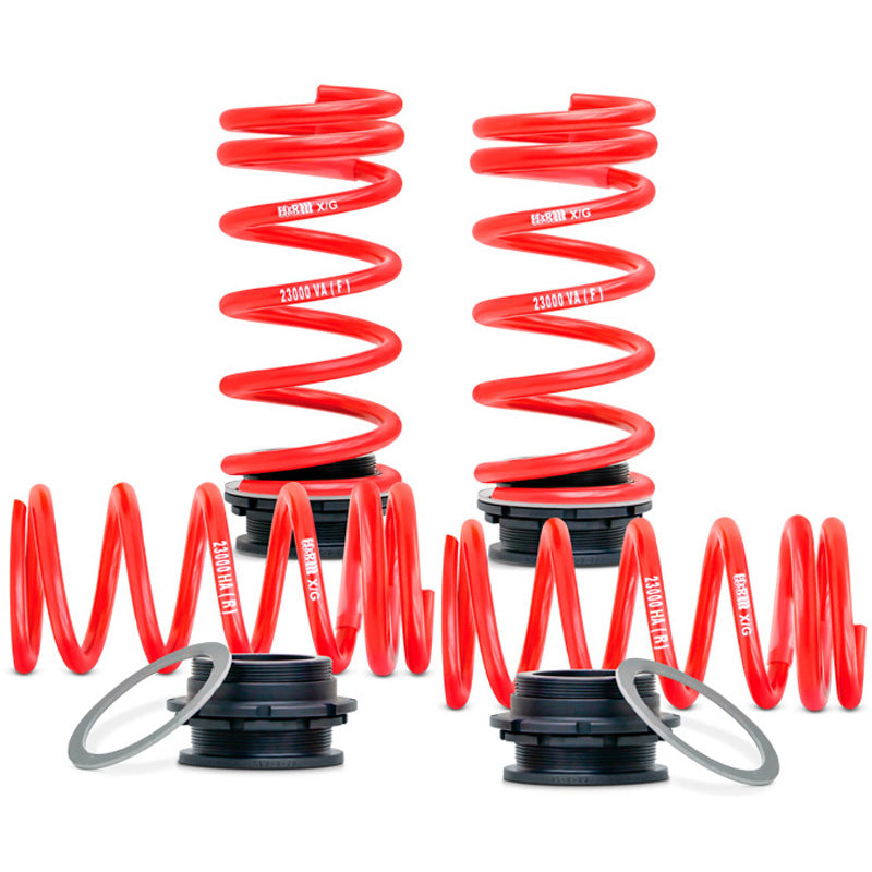 H&R, výškově stavitelný pružinový systém, pro Audi A3 (GY) Sedan & Sportback (4WD) 40 TFSI/40 TDI/S3 quattro 2020- FA15-40/RA15-30mm & Volkswagen Golf VIII (CD) R 4motion Hatchback 2020- FA15-25/RA10-30mm