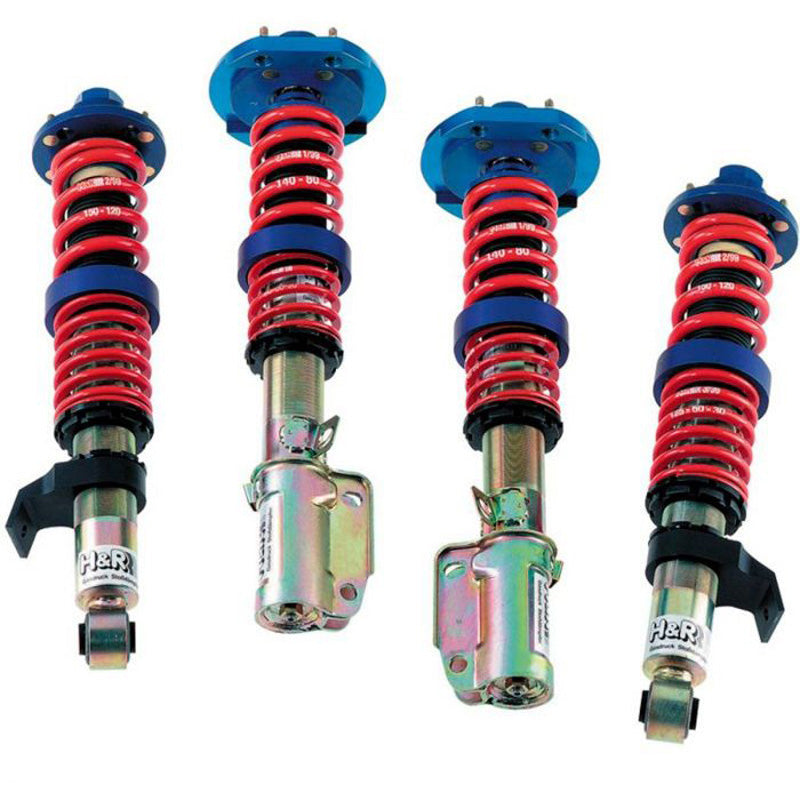 H&R, assetto filettato, Monotube, adatto a Volkswagen Golf VIII (CD) 1.4 eHybrid/GTE & Seat & Cupra Leon (KL) 1.4 e-Hybrid (HB) & Audi A3 40/45 TFSIe Sedan/SB (2020-) FA40-60/RA45-70mm (FA-Load da 1001kg) incluso kit di disattivazione (Multilink)