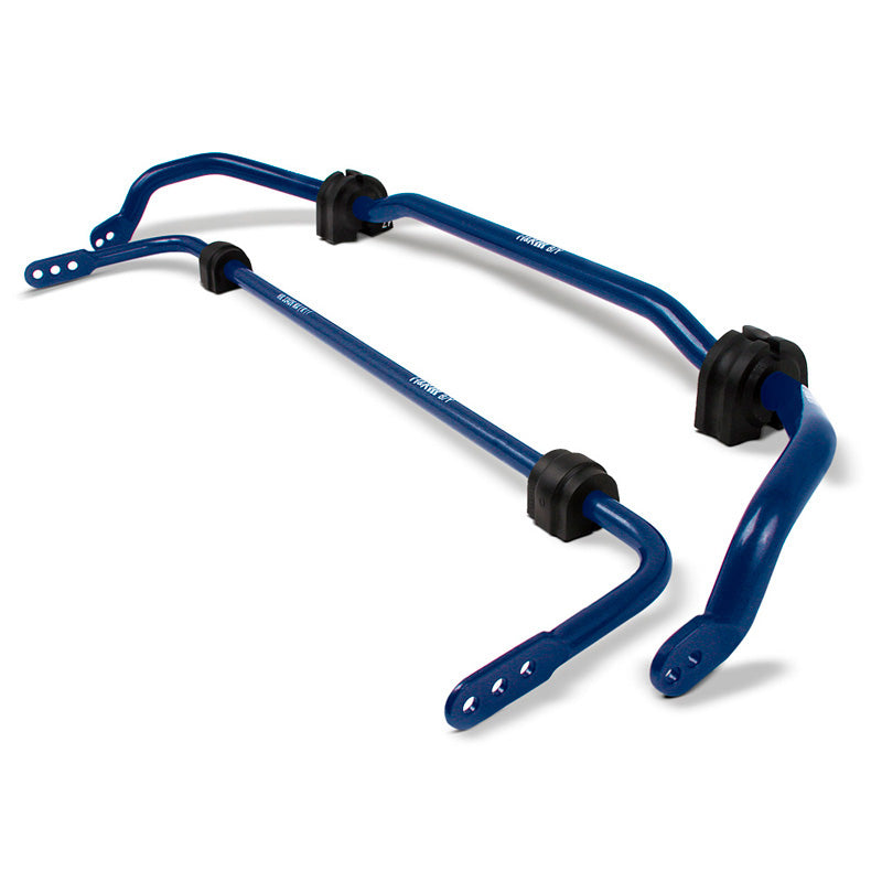 H&R, Set di barre antirollio, adatto per Volkswagen Polo VI (AW) 2017- / T-Cross (C1) 2018- / Taigo (CS) 2021- & Seat Ibiza (KJ) / Arona (KJ) 2017- & Skoda Kamiq (NW) 2019- / Fabia IV (PJ) 2021- - 24/25mm