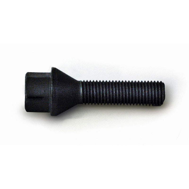 H&R, Wheel bolt Taper-Head M12x1.50 - length 45mm - Black
