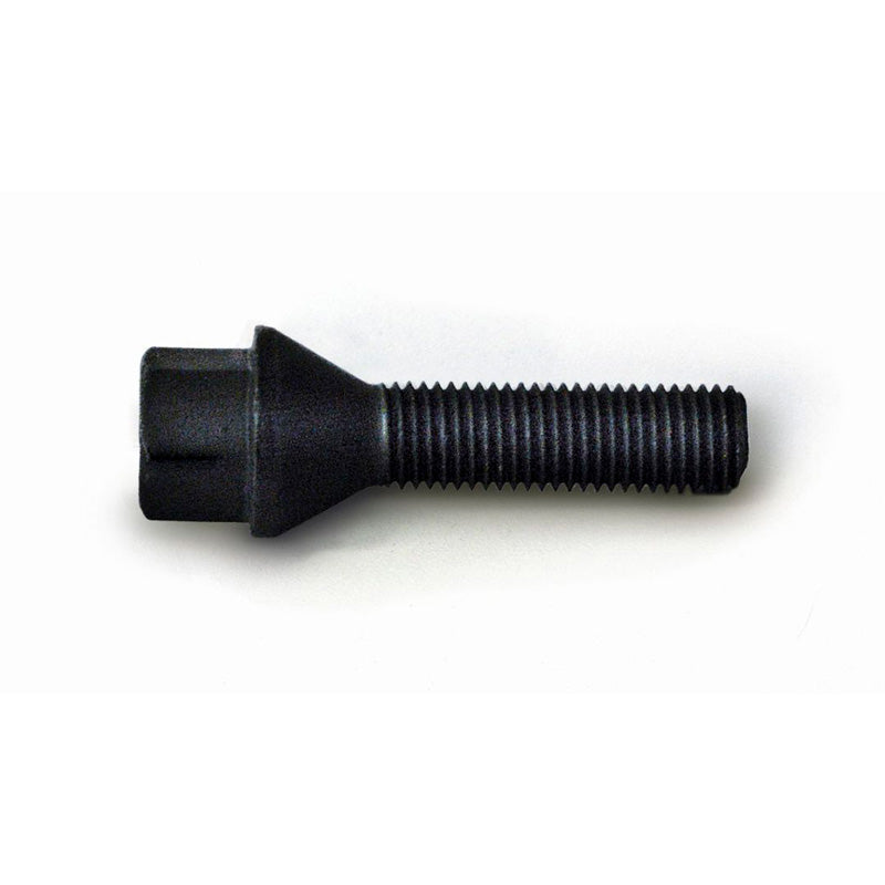 H&R, Wheel bolt Taper-Head M12x1.50 - length 48mm - Black