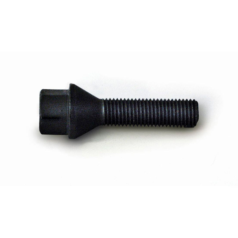 H&R, bullone ruota testa conica M12x1.50 - lunghezza 50mm - Nero