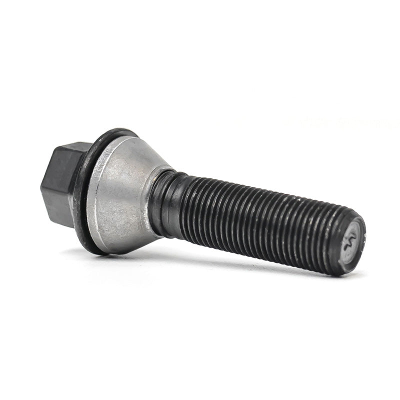 H&R, bullone ruota con testa conica con cono mobile M14x1.25 - lunghezza 43mm - Black (ad es., compatibile con BMW)