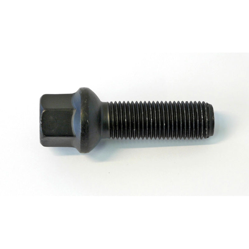 H&R, tornillo de rueda de cabeza redonda R14 M14x1.50 - longitud 28mm - Negro