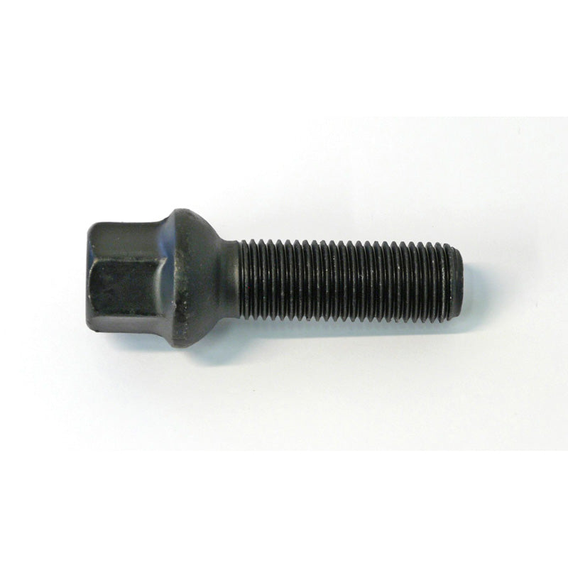 H&R, Boulon de roue à tête ronde R13 M14x1.50 - longueur 31mm - noir (, convient pour p. ex. VAG)
