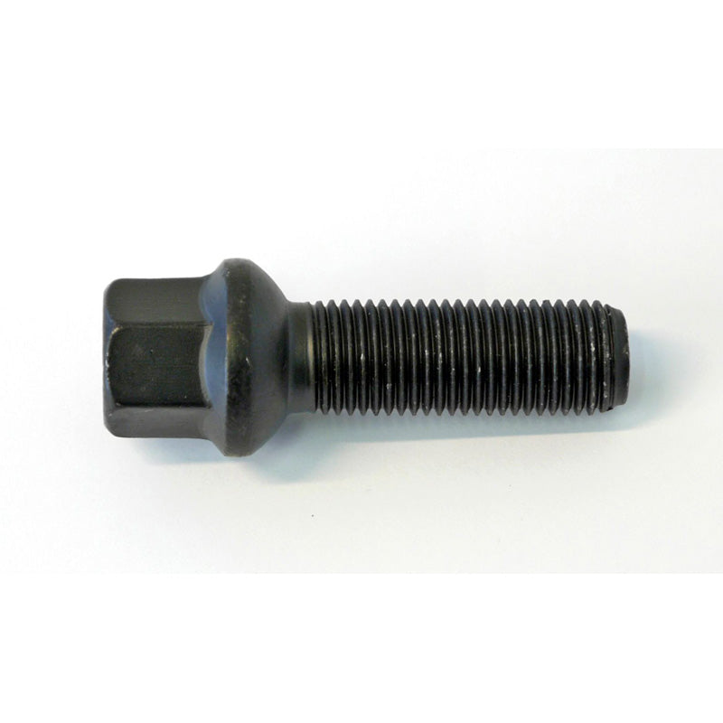 H&R, tornillo de rueda de cabeza redonda R14 M14x1.50 - longitud 35mm - Negro