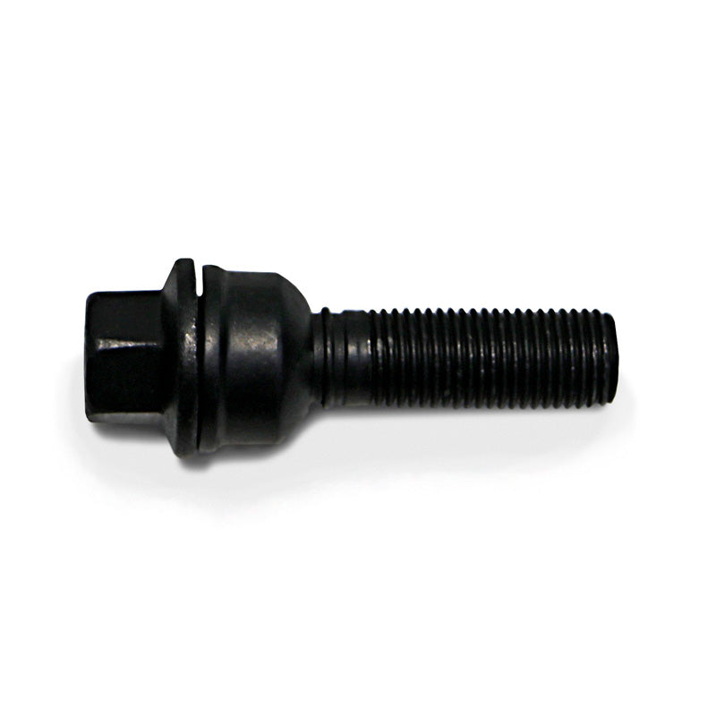 H&R, Wheel bolt Round-Head with movable cone R14 M14x1.50 - length 40mm - Black (e.g., fits Audi Q3, Q5)