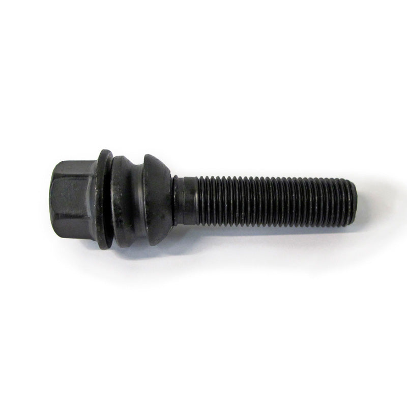 H&R, Wheel bolt Round-Head with movable cone R14 M14x1.50 - length 43mm - Black