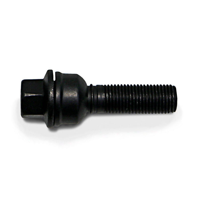 H&R, Wheel bolt Round-Head with movable cone R14 M14x1.50 - length 45mm - Black (e.g., fits Audi Q3, Q5)