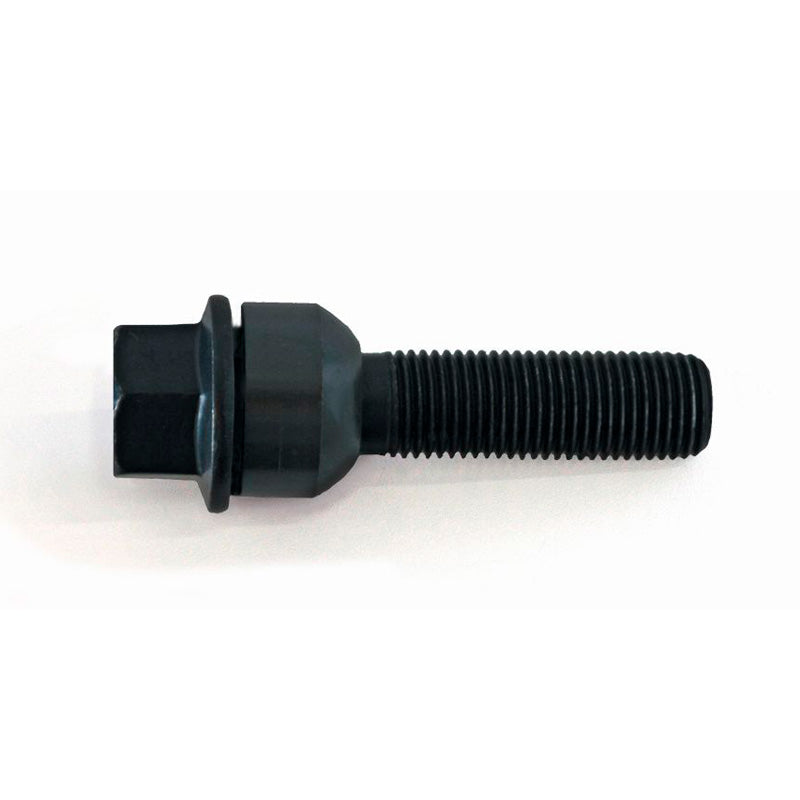 H&R, Wheel bolt Round-Head with movable cone R14 M14x1.50 - length 49mm - Black