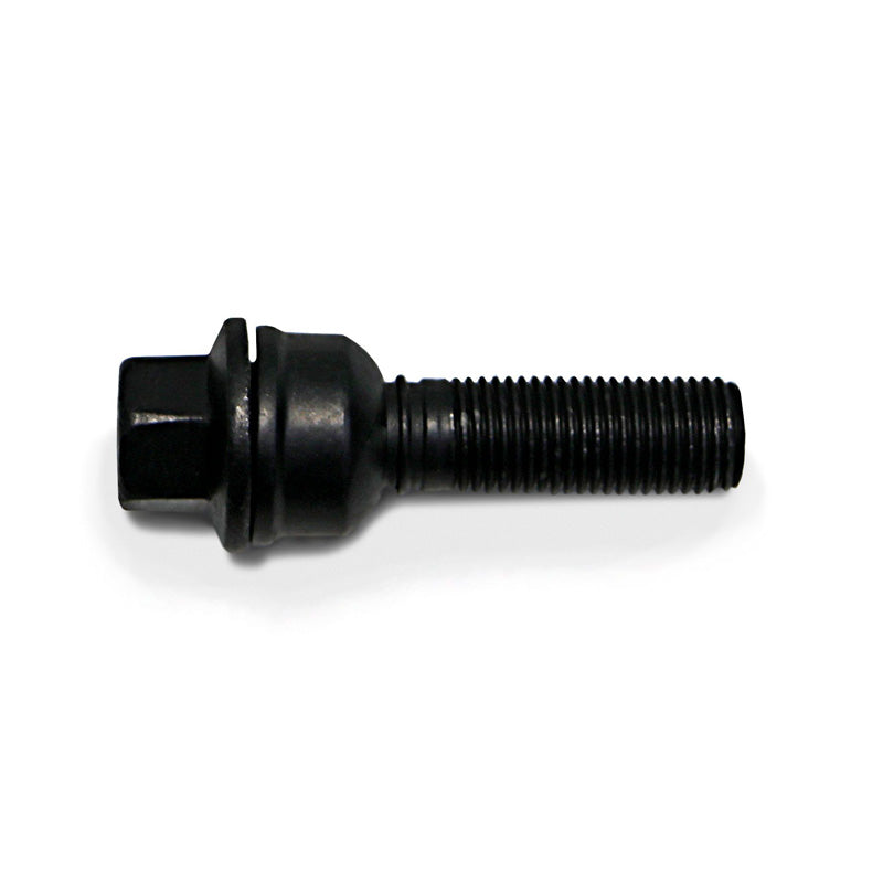 H&R, Boulon de roue à tête ronde avec cône mobile R14 M14x1.50 - longueur 50mm - Black (par ex., convient à Audi Q3, Q5)