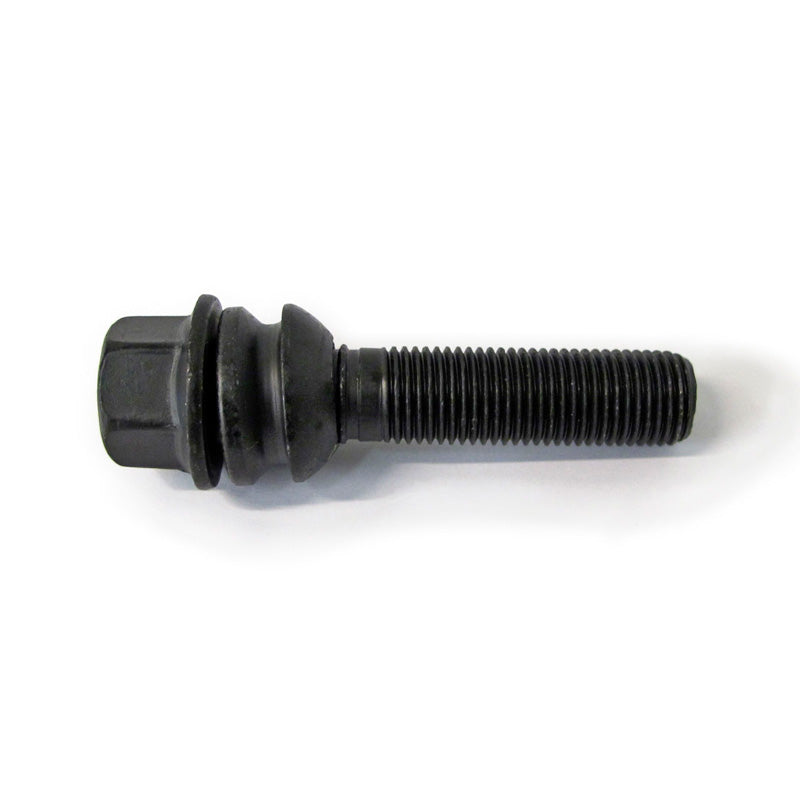 H&R, Wheel bolt Round-Head with movable cone R14 M14x1.50 - length 54mm - Black