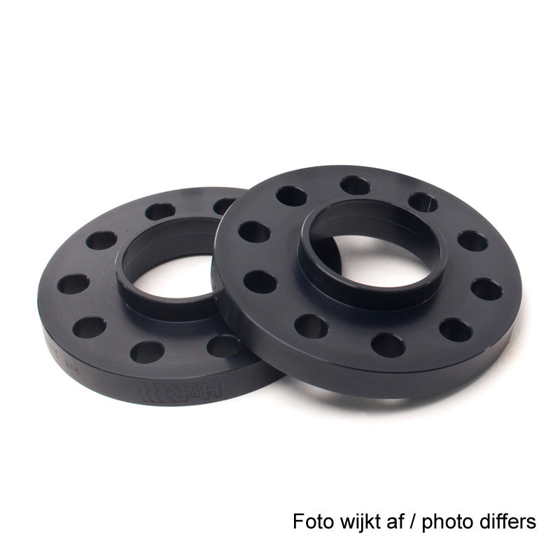 H&R, DR-System Wheel spacer set 20mm Per axle - Bolt pattern 5x112 - Hub 66.5mm - Bolt size M14x1,5, fits Mercedes - Black