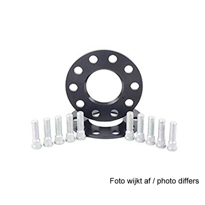 H&R, juego de separadores de rueda DRS-System de 20 mm por eje - distancia entre tornillos 5x114,3 - buje 60,1 mm - tamaño de perno M12x1,5, para Toyota - negro