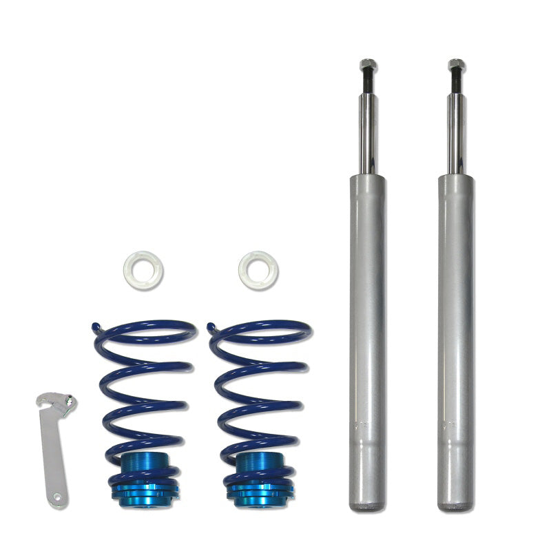 Bonrath kit de suspensión roscada, compatible con BMW 5-Series E34 Touring 520D-530D 1991-1996 (M14/D16mm Absorber) ¡Solo eje delantero!