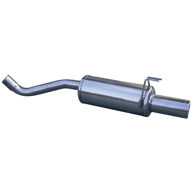 InoXcar, escape deportivo, compatible con Alfa Romeo 145 1.9 TD (90HP) 1994-2000 80mm