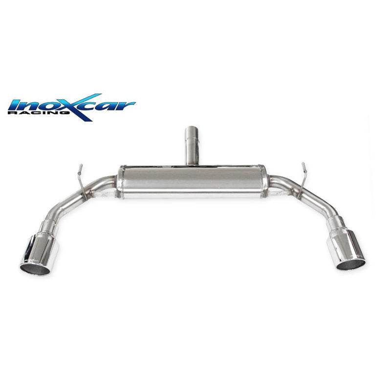InoXcar, doppio scarico sportivo, compatibile con Alfa Romeo Giulietta 1750Tbi Veloce (240HP) 2016- 100mm X-Race (Ø60mm)