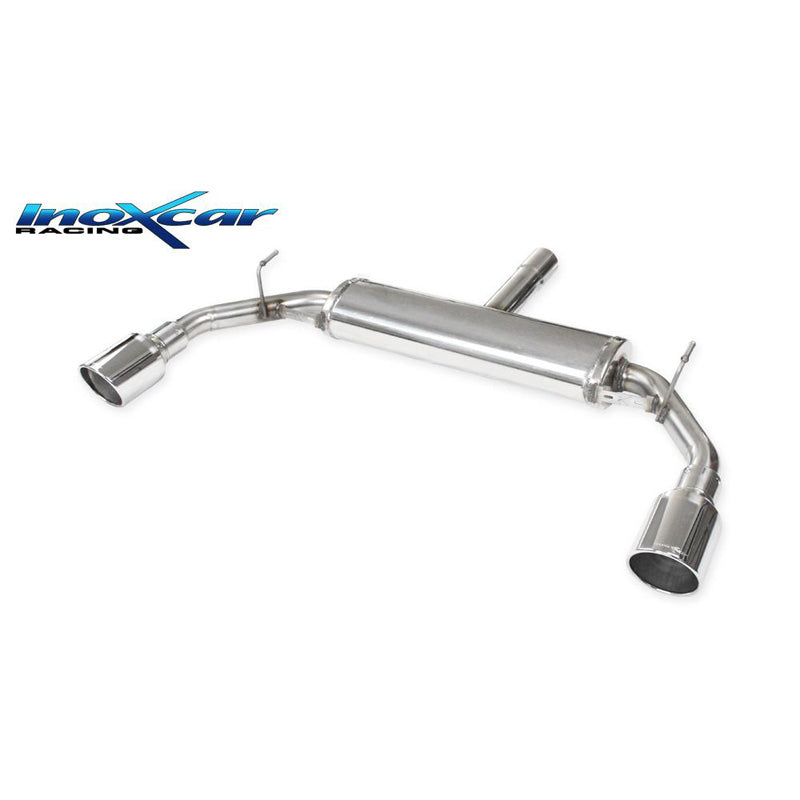 InoXcar, doppio scarico sportivo, compatibile con Alfa Romeo Giulietta 1750Tbi Veloce (240HP) 2016- 110mm X-Race (Ø60mm)