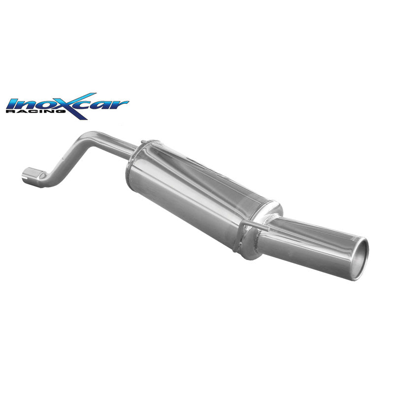 InoXcar, Sports exhaust, fits Alfa Romeo Mito 1.4i 78hp 2013- 1x102mm