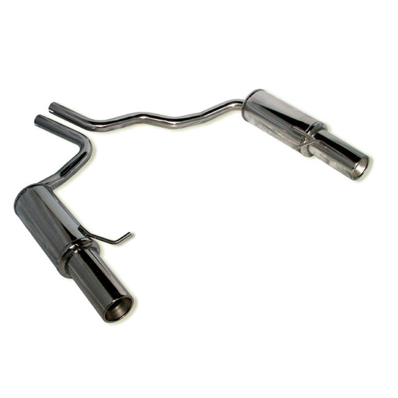 InoXcar, Dual sports exhaust, fits Audi A4 8E 2.5 TDi 2001- Left/Right 102mm