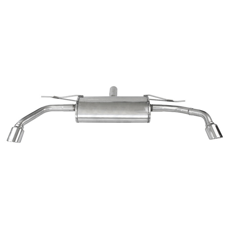 InoXcar, doppio scarico sportivo, adatto per BMW X5 (E70) 3.0D 235hp 2007- 1x90mm X-Race